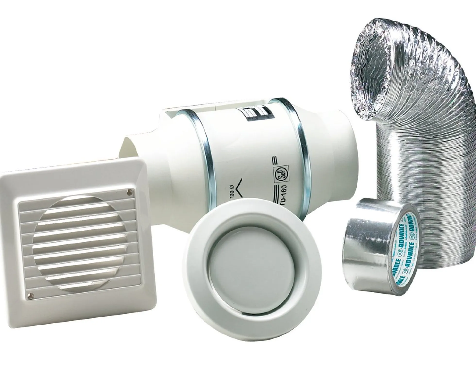 kanalventilator KIT TD 160/100Z