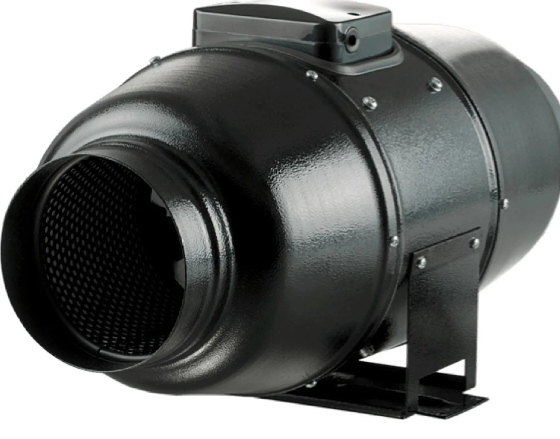 Kanalventilator 160 TT SILENT, 230 V, 33 dB, 555 m3/h, Sort