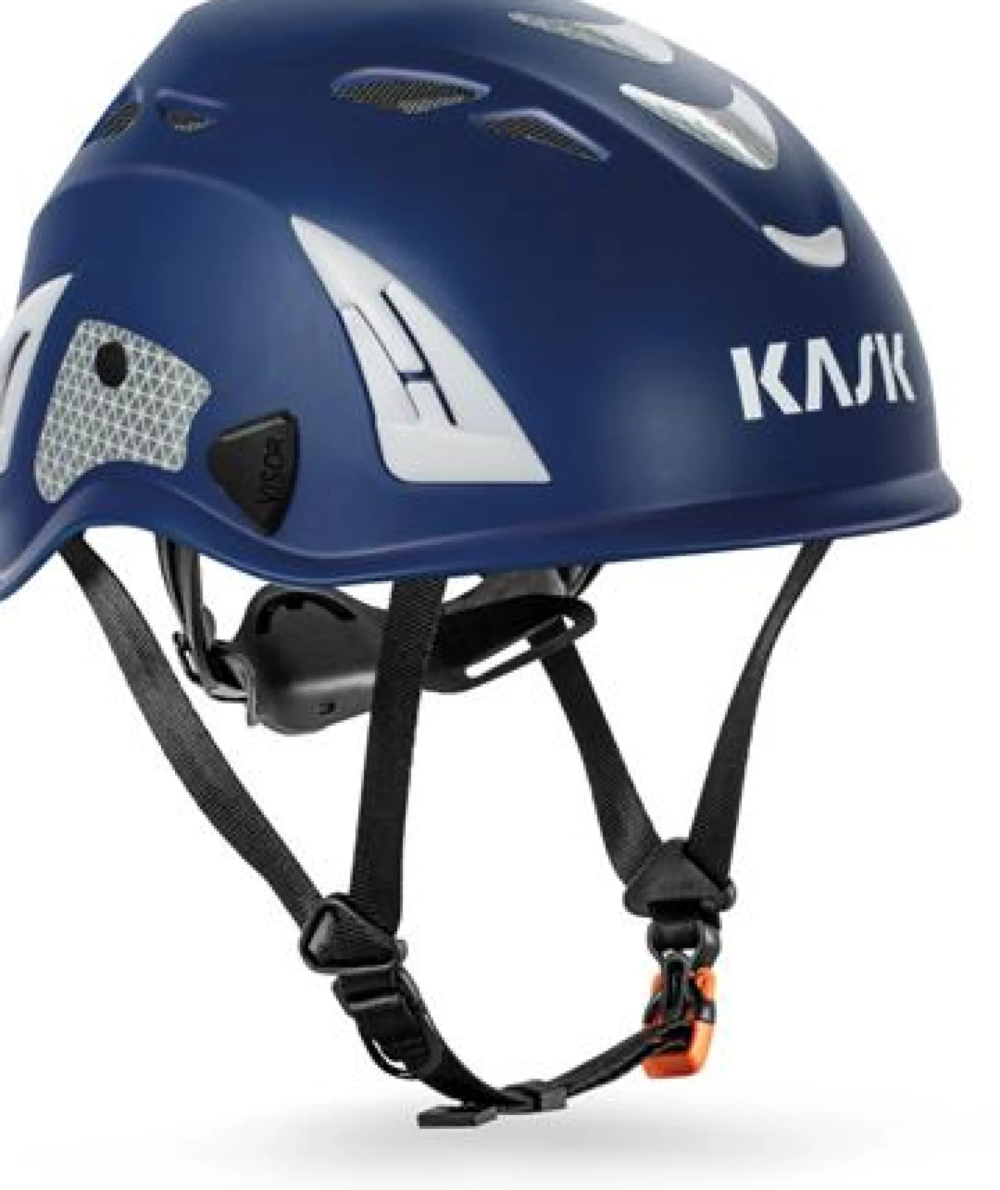 Kask Superplasma Hi-Vis industrihjelm, fluor blå