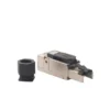Kat. 6A FTP RJ45 (8P8C) modular plug t. stiv rund ledning, AWG 22-23