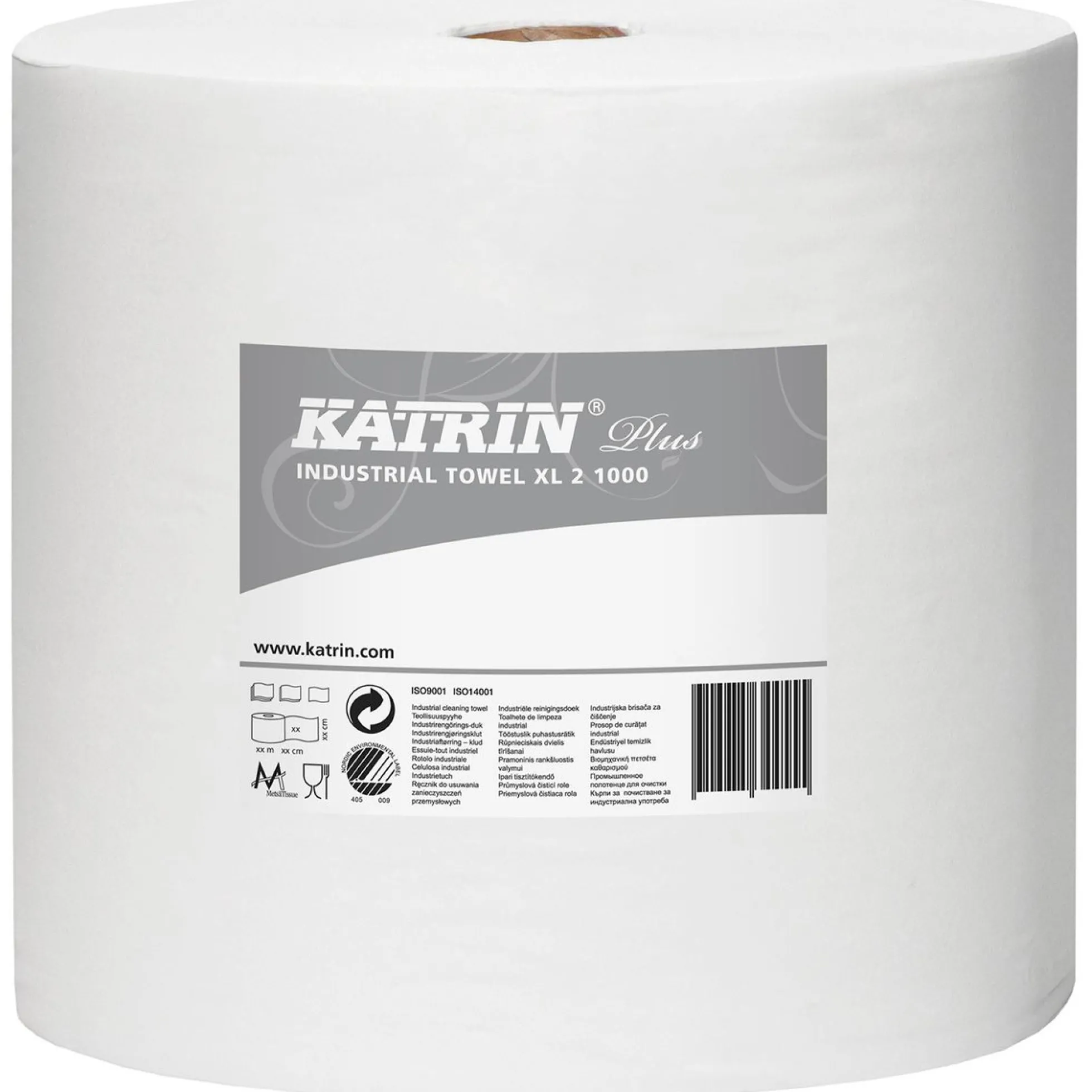 Katrin Plus XL 2 1000 (2 ruller/karton), 27,0 cm