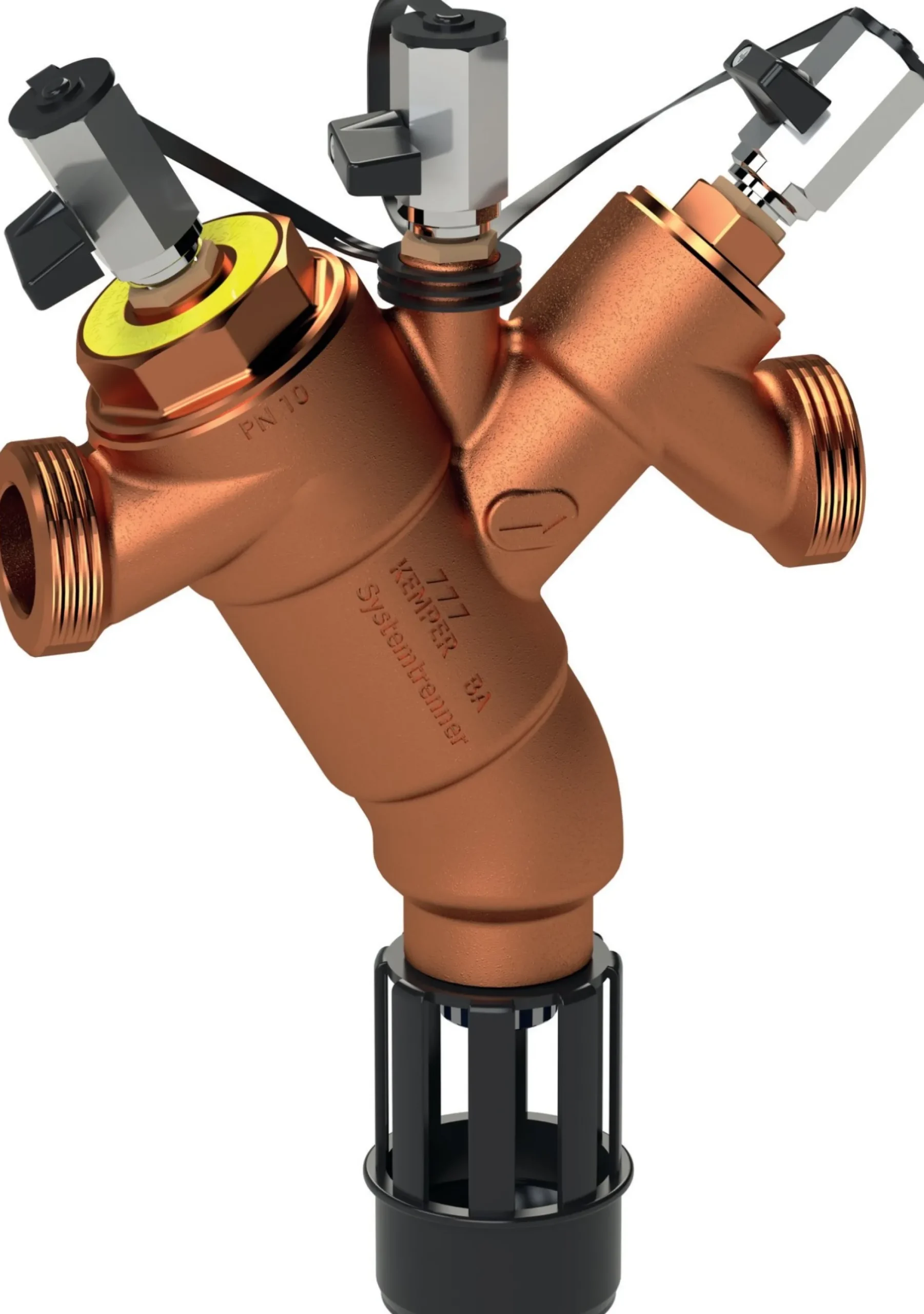 Kemper Protect-BA tilbagestrømningssikringsventil, DN 25, 1 1/4", PN10, rødgods