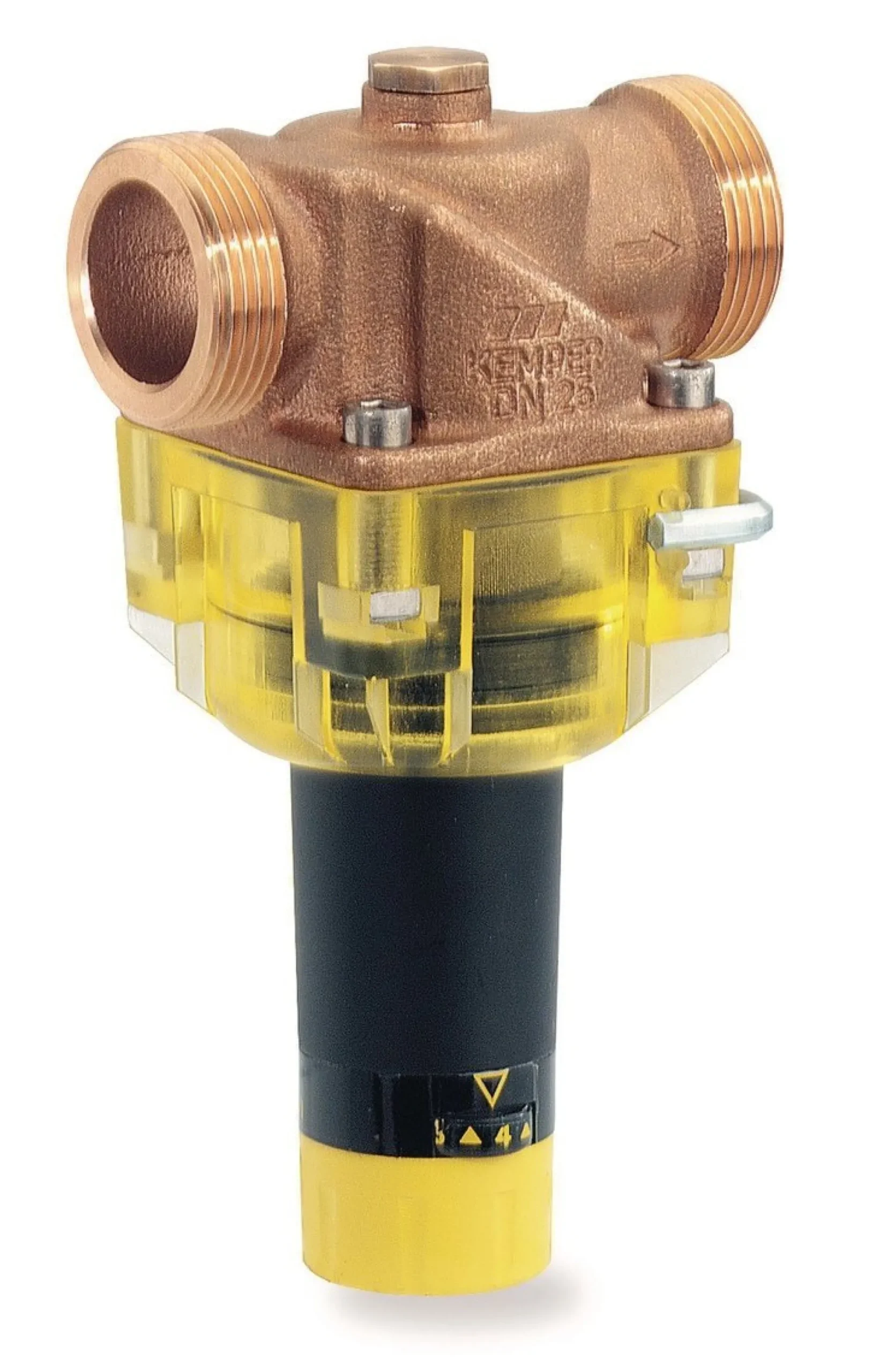 Kemper trykreduktionsventil, nippel/nippel, 1 1/2", PN16, rødgods