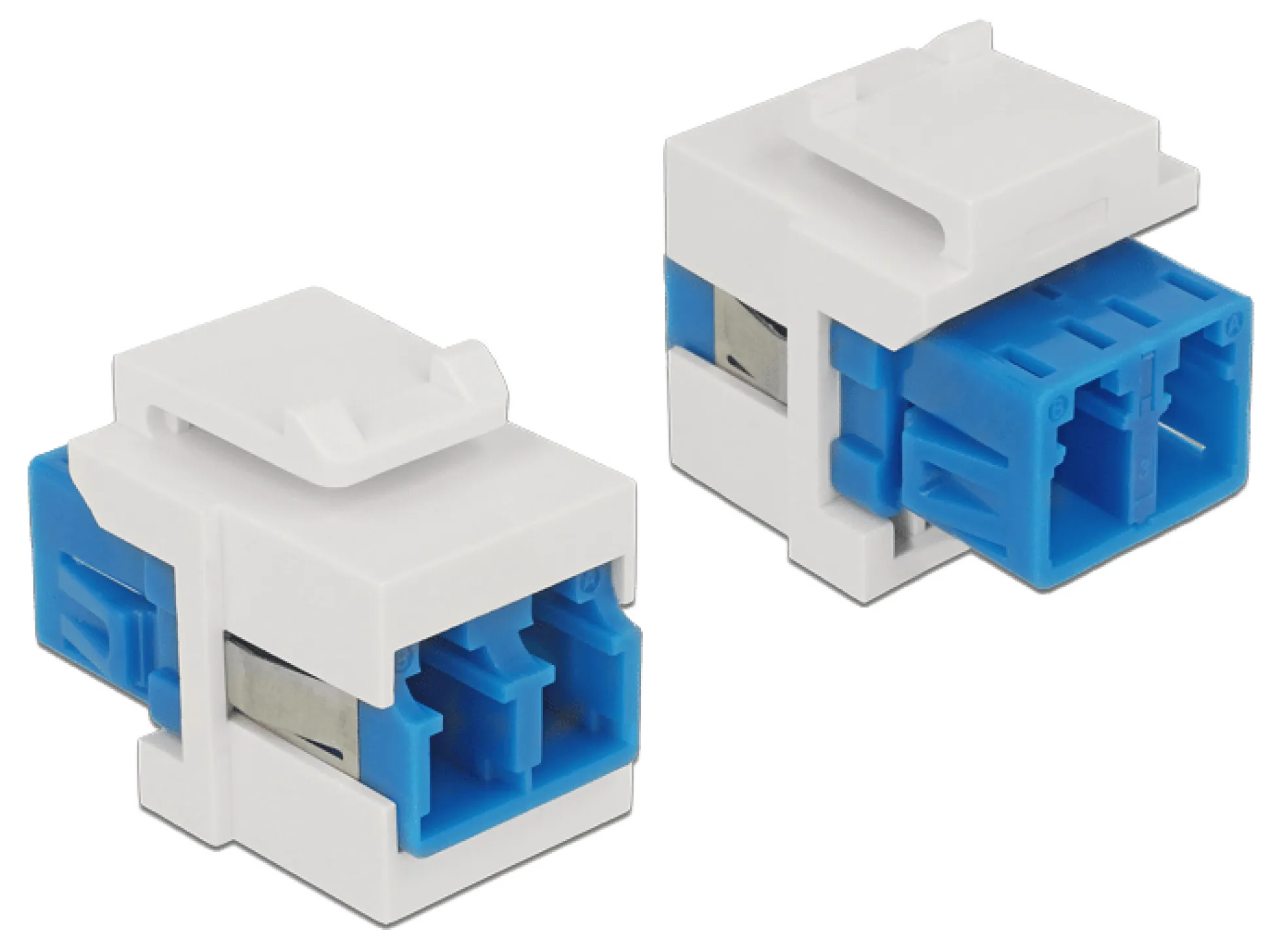Keystone module LC Duplex female > LC Duplex female single-mode