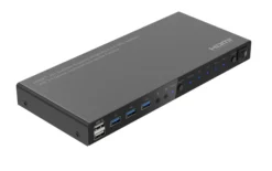 4K@60Hz HDMI KVM switch, 4x1 4:4:4, USB 3.0