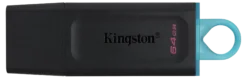 Kingston DataTraveler Exodia, 64GB, USB 3.2 Gen 1, sort + blå (udgået)