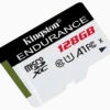Kingston microSDXC Endurance kort, 128GB, 95R/45W, C10, A1, UHS-I, sort