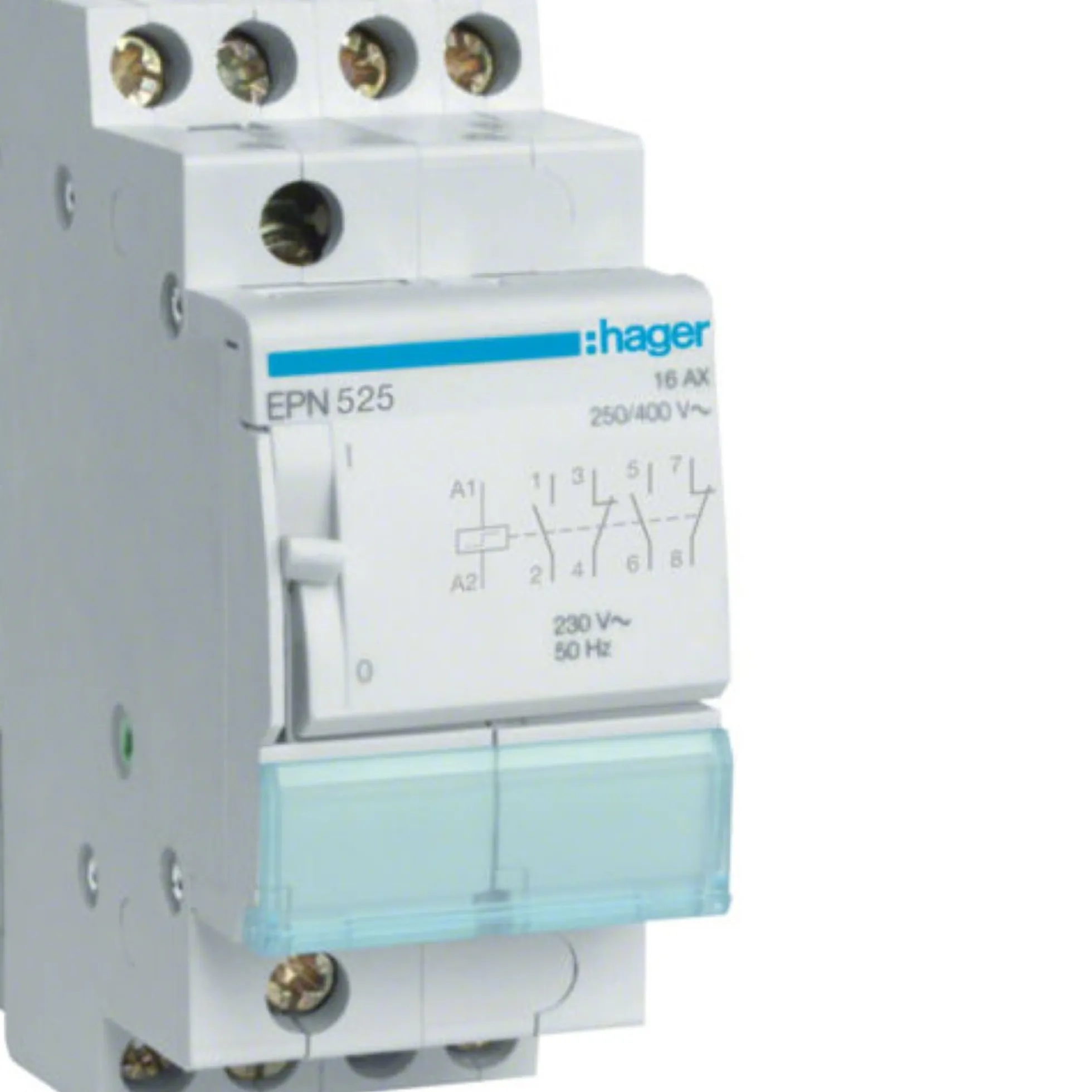Kiprelæ 16A 250V 2sl+2br spole 230V
