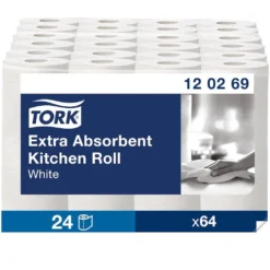 Køkkenrulle Premium, hvid, 2 lag, 24 stk
