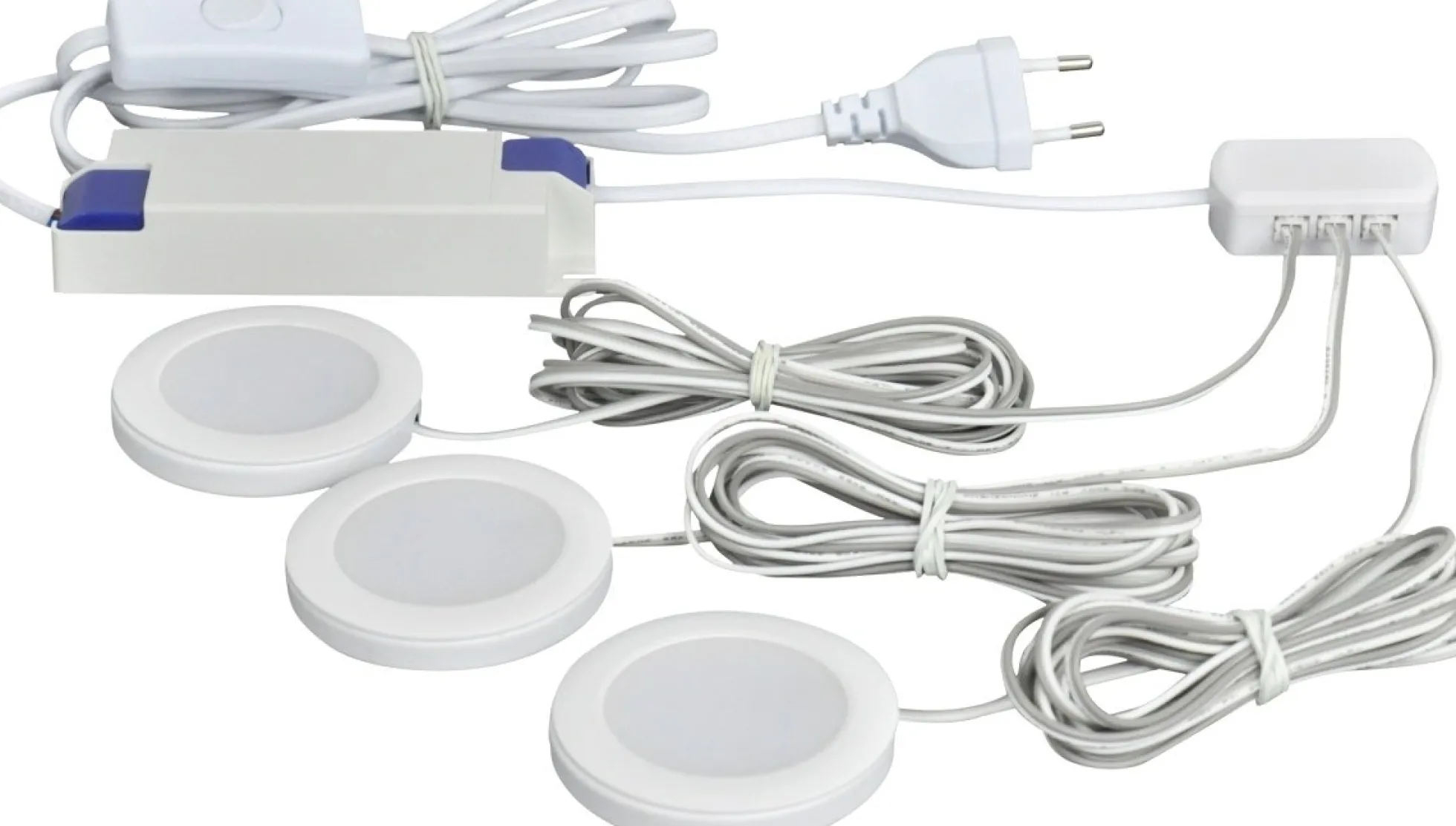 Køkkenspot Linea LED, komplet 3-pak klar til gør-det-selv installation - Nordtronic