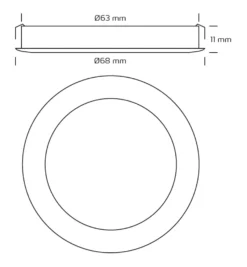 Køkkenspot Linea LED, 350mA, CRI 90, 2 meter ledning - Nordtronic