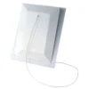 Klapventil 100x150 mm lukket model, hvid, type 110