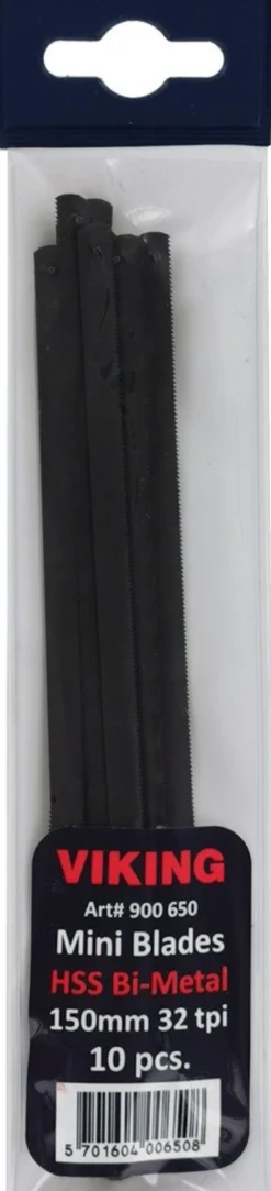 Klinge junior VIKING, 150 mm, HSS BI-METAL, 32 TPI, 10 stk