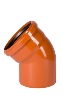 Kloak bøjning, Ø160 mm, PVC