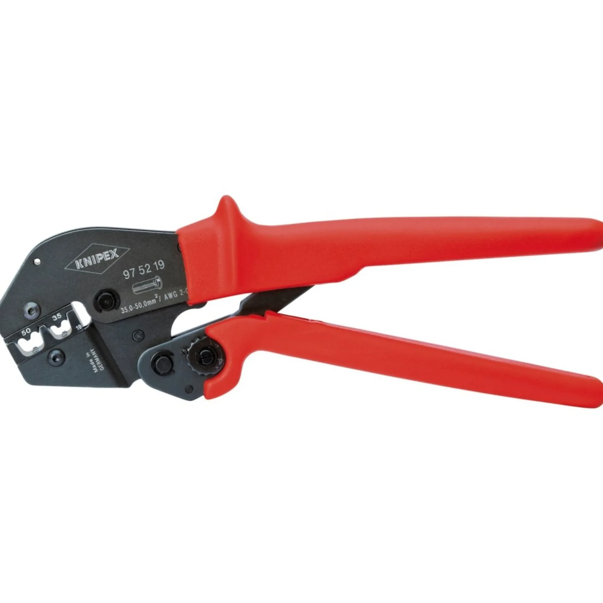 Knipex crimptang, 250 mm, 35/50 mm²