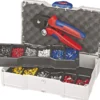 Knipex crimptang 9753 04, sæt med kabeltyller og TANOS MINI-systainer