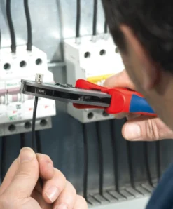 KNIPEX Multicrimp® crimptang, 250 mm, med 5 skifteindsatser
