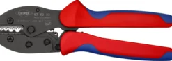 KNIPEX PreciForce® crimptang til uisolerede stik, 220 mm