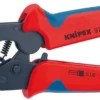 KNIPEX selvindstillende pressetang, terminalrør (firkantpresning) - 0,08 til 10,0 mm², 180 mm