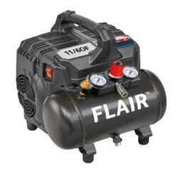 Kompressor Flair 11/6OF, bærbar, 230 V, 1,0 HK, 6 l tank, 8 bar, 105 l/min, 59 dB(A)