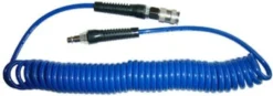 Kompressorslange, 8 mm, 5 meter, med koblinger muffe/nippel