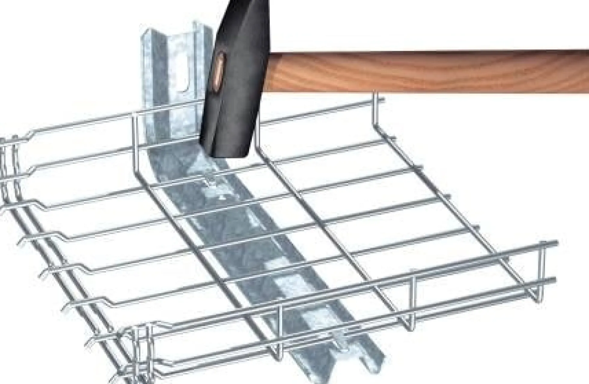 Konsol TPSAG/195 til 150 mm gitterbakke elektrogalvaniseret