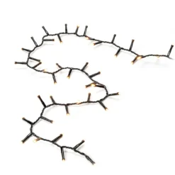 Konstsmide Lyskæde cluster, IP44, 2100K, amber/rav