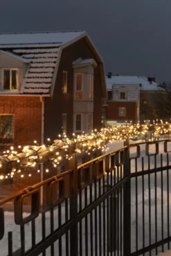 Konstsmide Lyskæde cluster, varm hvid, 2600 K