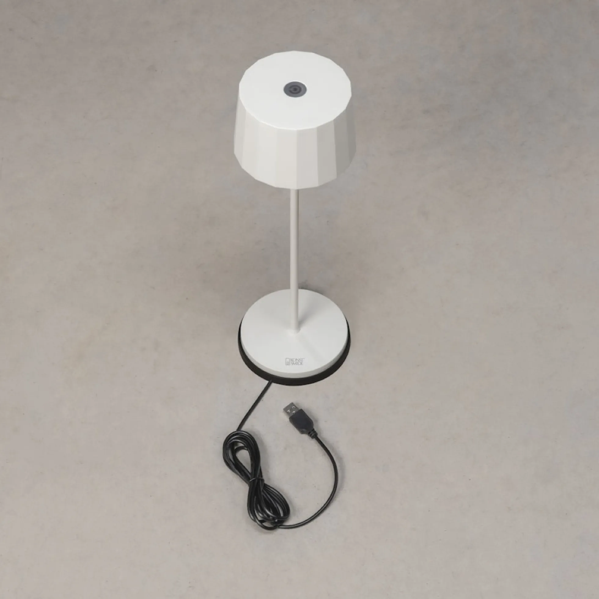 Konstsmide Positano bordlampe USB, 35 cm, med lysdæmper