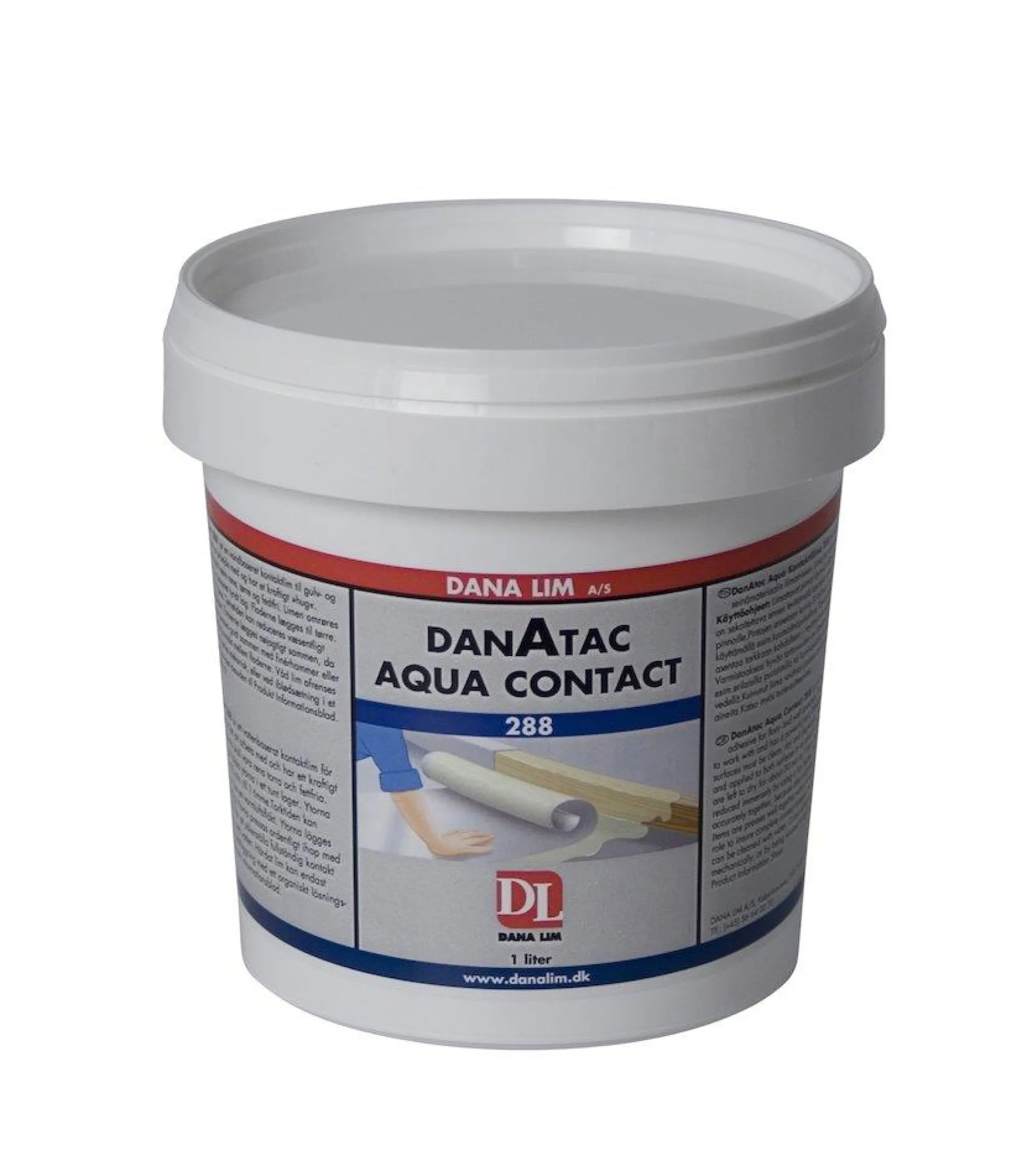 Kontaktlim Aanatac Aqua 288, 1 liter