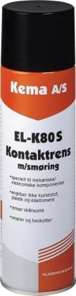 Kontaktrens EL-K80S, smøring, 500 ml
