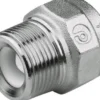 Kontraventil kort m/n (CR) 1/2", Messing, Forniklet