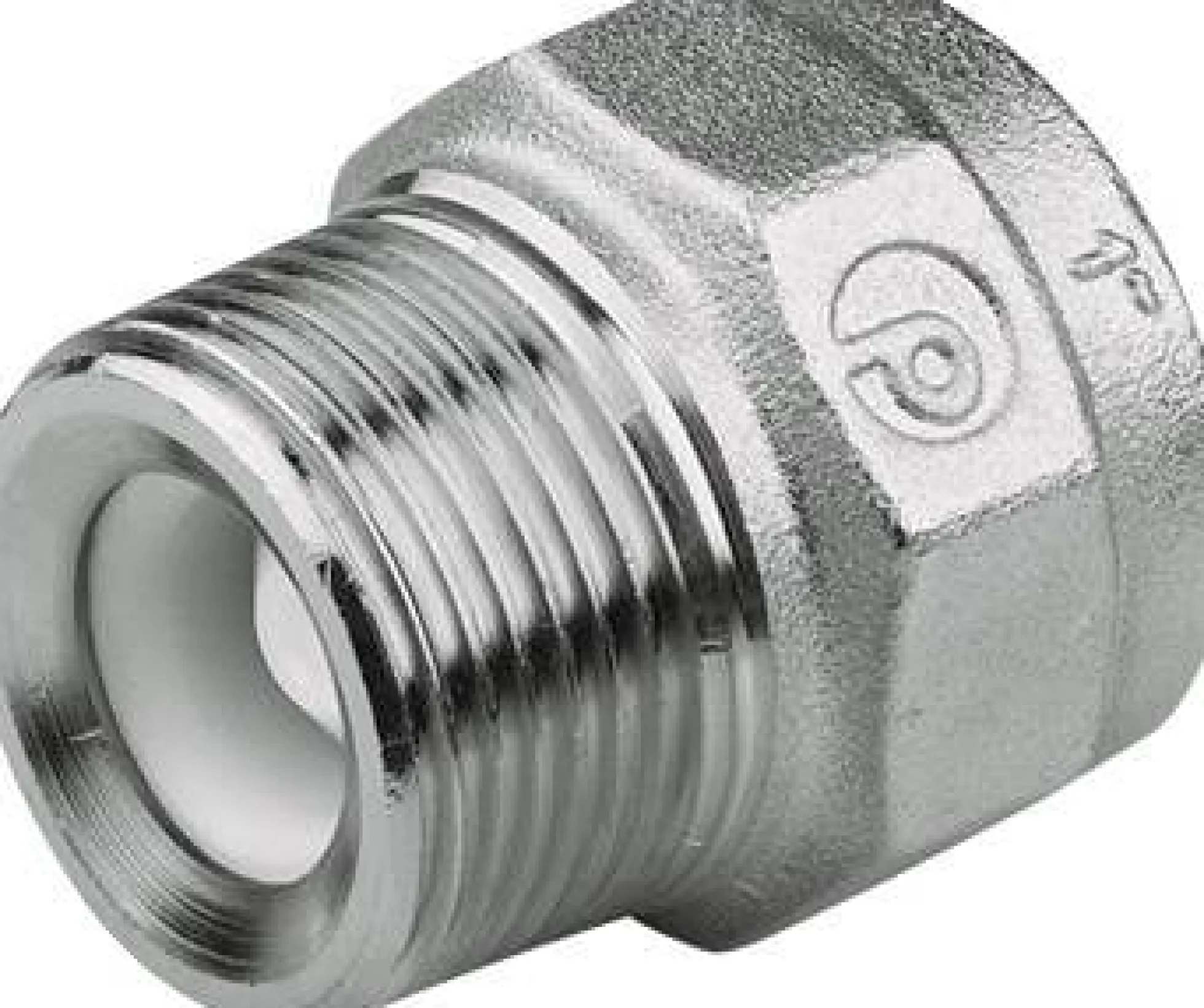 Kontraventil kort m/n (CR) 1/2", Messing, Forniklet