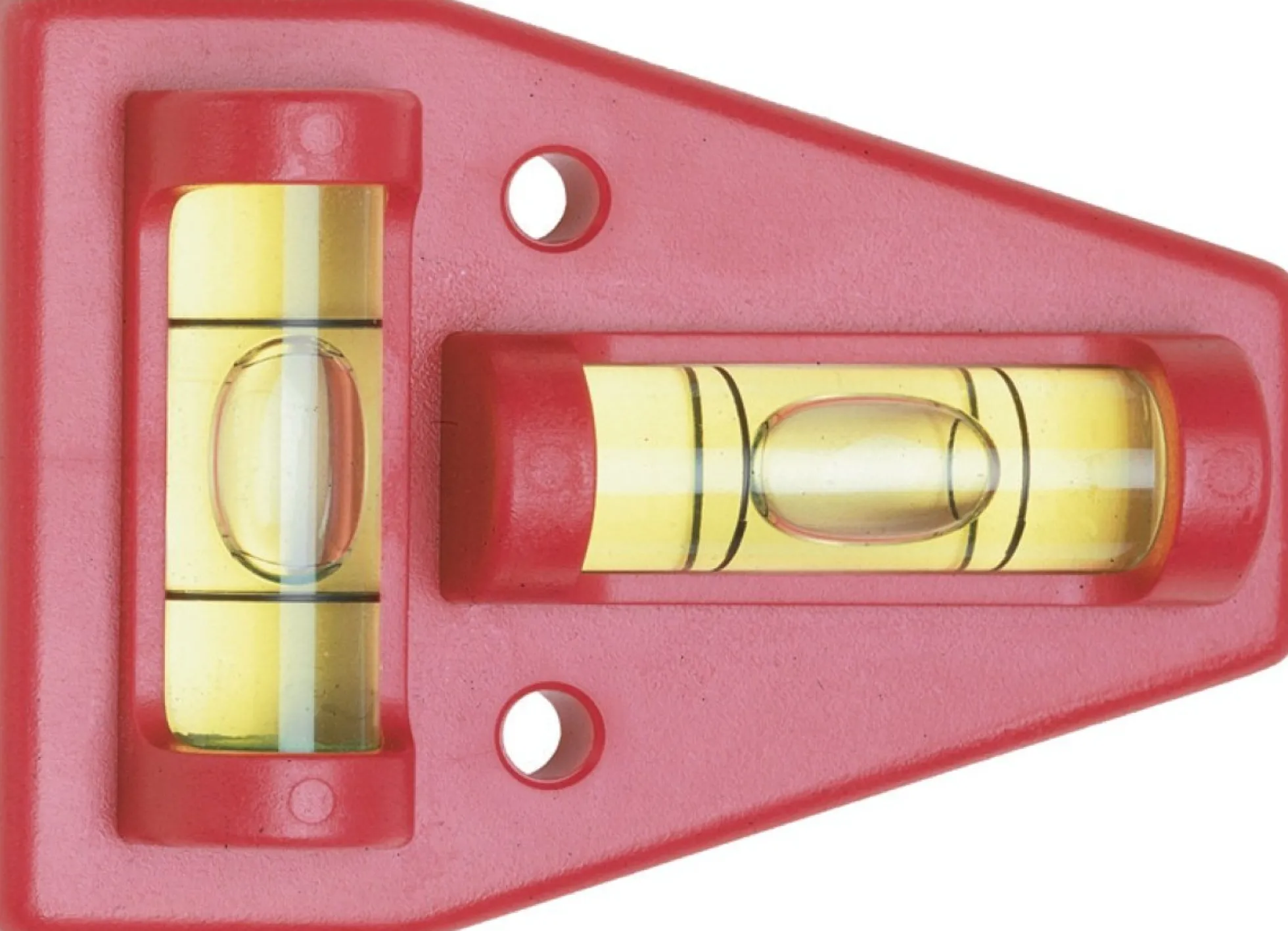 Krydsvaterpas K 5, rød, ABS-plast, plexiglaslibeller - Hultafors