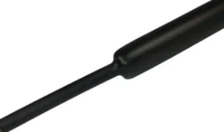 Krympeslange TV sort med lim, 6/2 mm, 1 meter