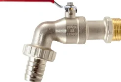 Kugleaftaphane med slangeforskruning - 1/2"