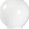 Kugleglas Ø150 med Ø84,5 mm gevind - opal