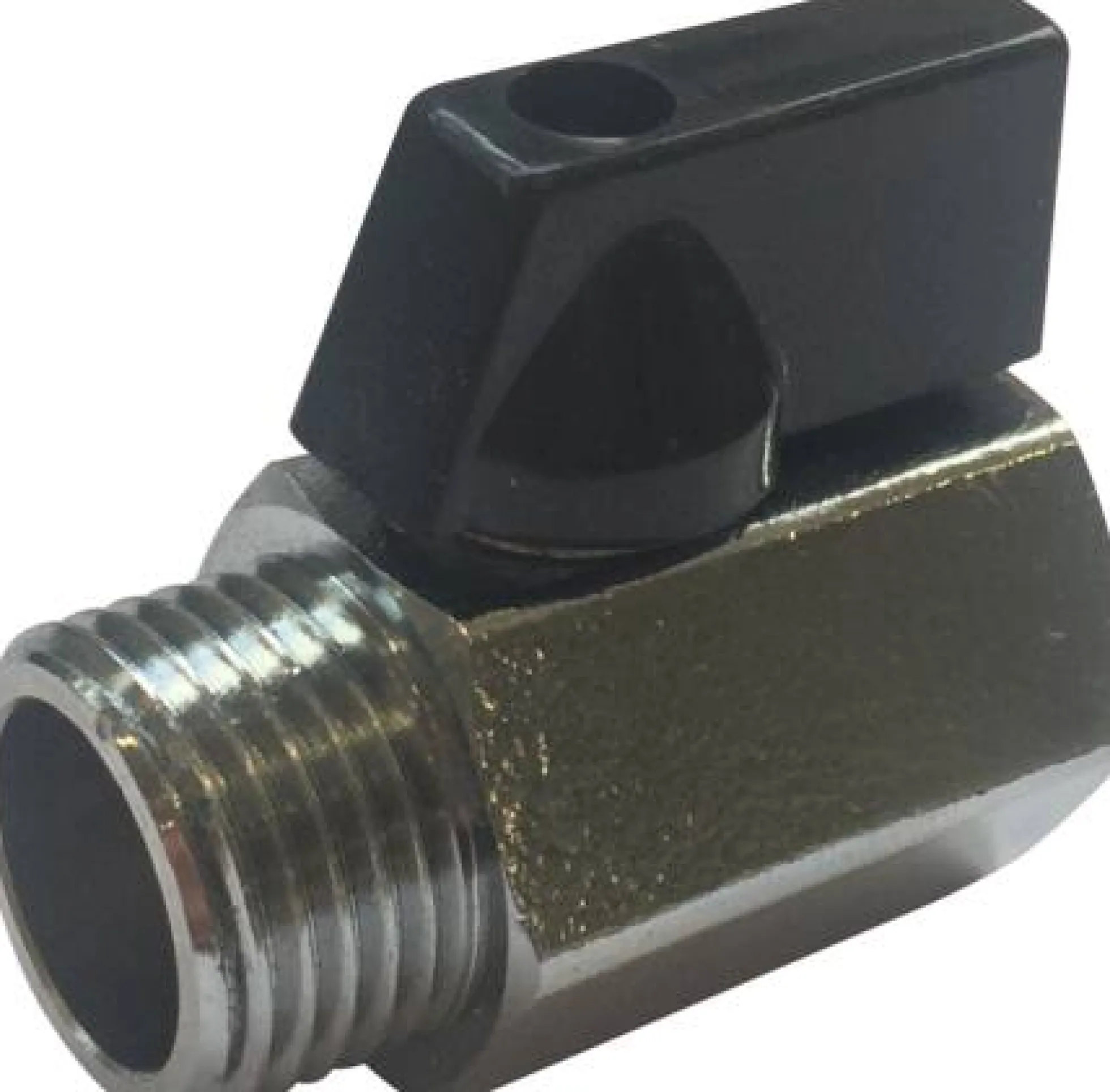 Kuglehane 1/2" MUFFE/NIPPEL forkromet