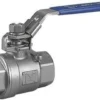 Kuglehane Rustfri ASIS 316 mf/mf m. greb - 1/2"