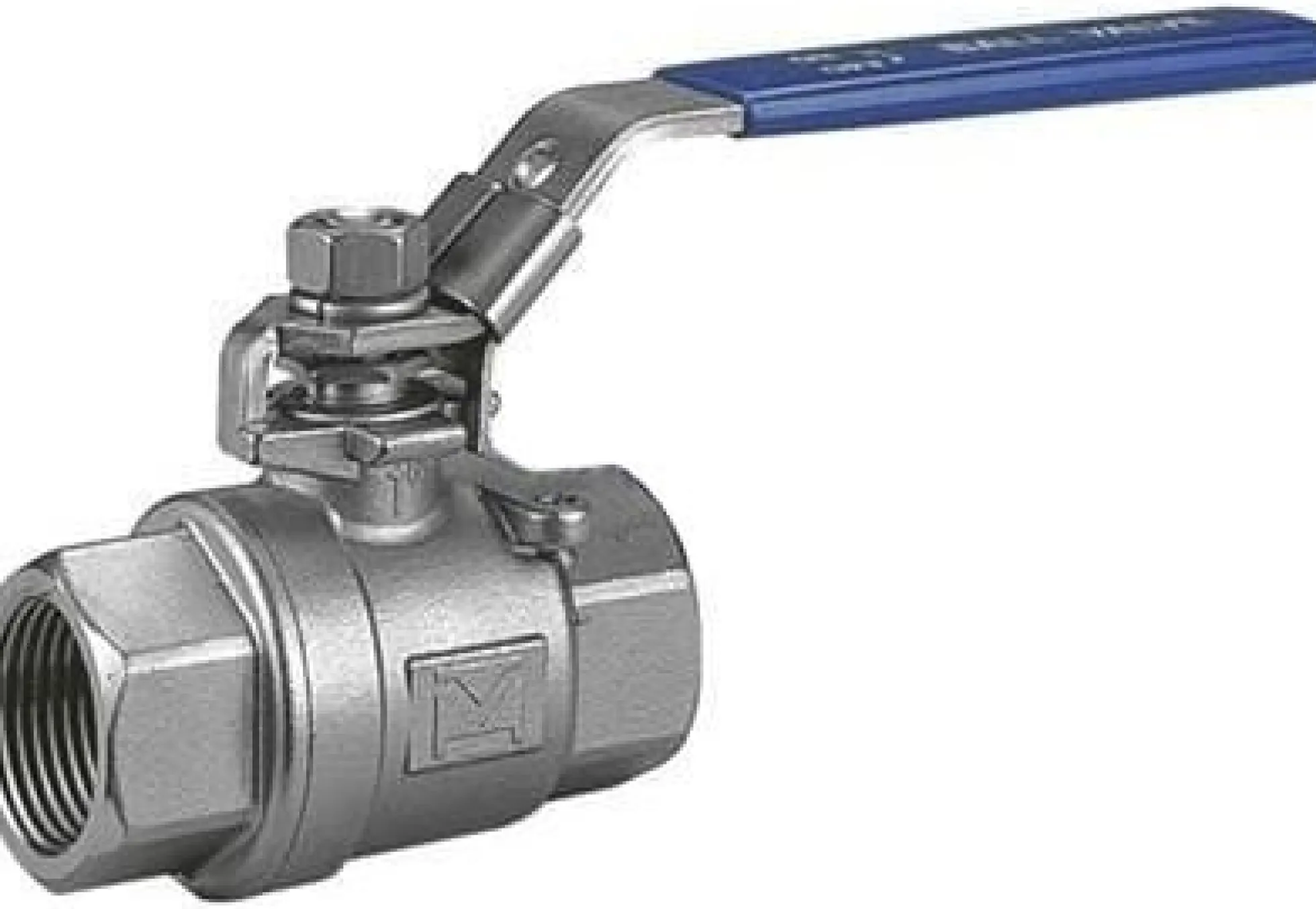 Kuglehane Rustfri ASIS 316 mf/mf m. greb - 1/2"