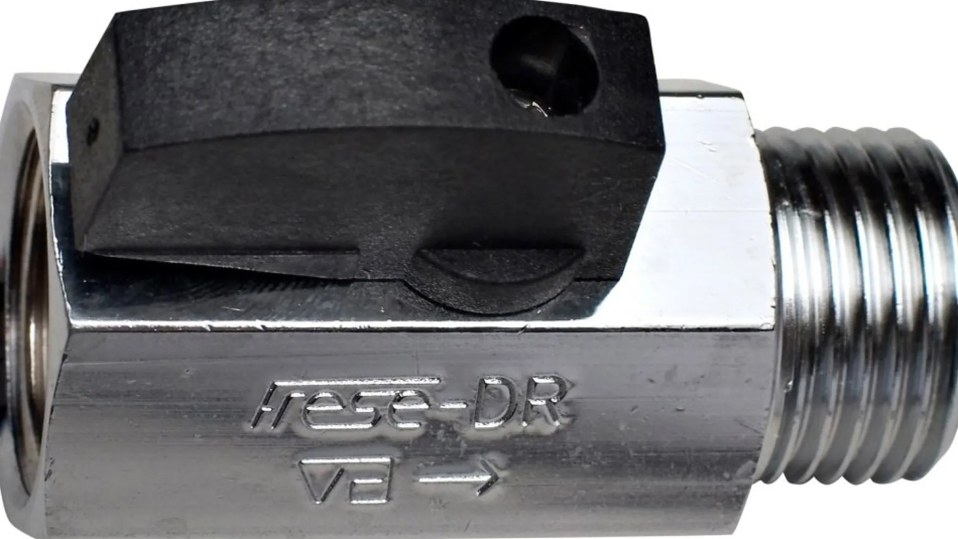 Kuglehane Securex mf/np m. håndtag og kontraventil - 1/2"