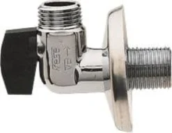 Kuglehane Securex vinkel np/np m. håndtag og kontraventil - 1/2"
