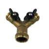 Kuglehane 3/4" Y model, 3/4" x 3/4" x 3/4", K. Neerskov