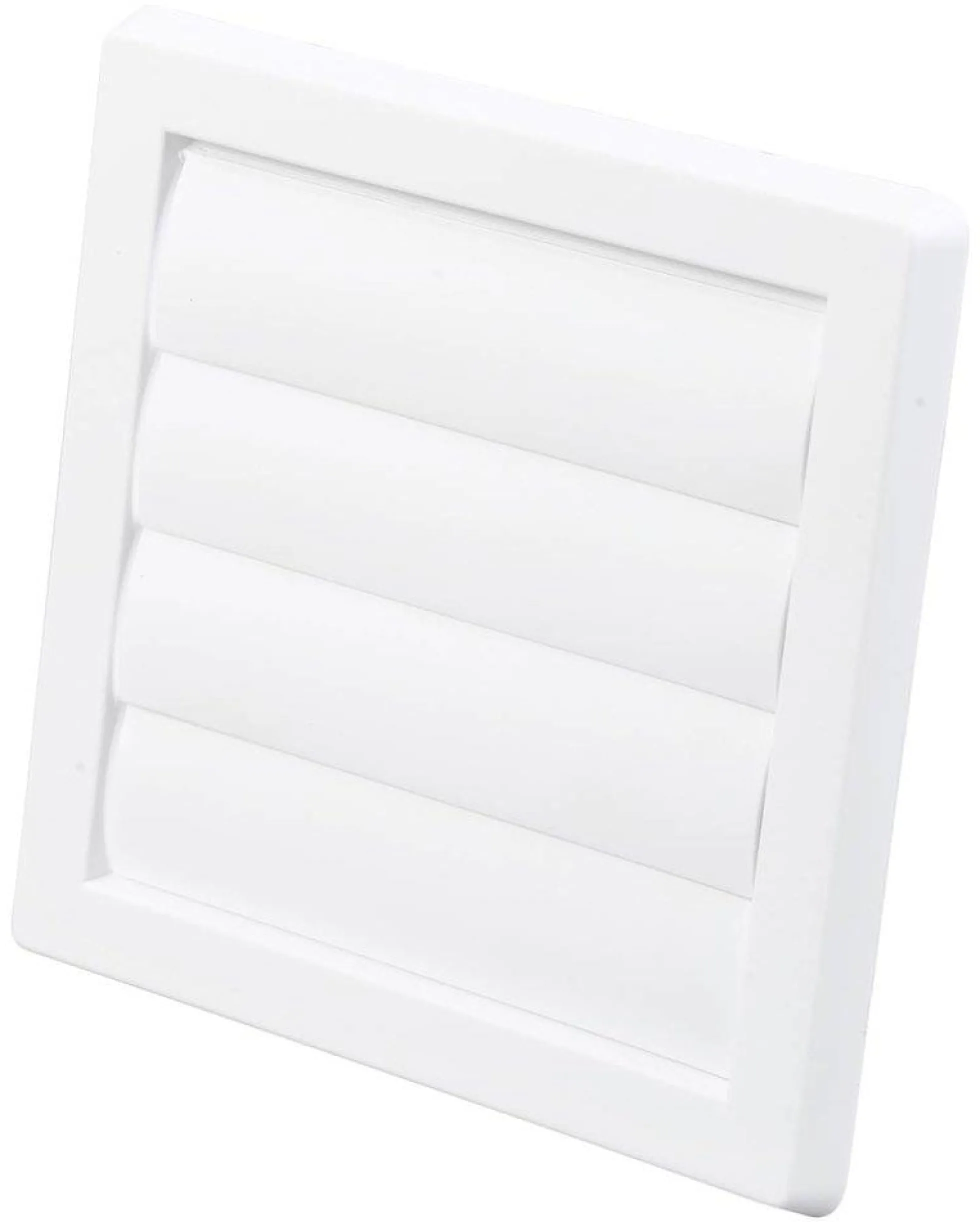 Lamelventil type 70, 150x150mm, hvid (180x180 mm) - Duka