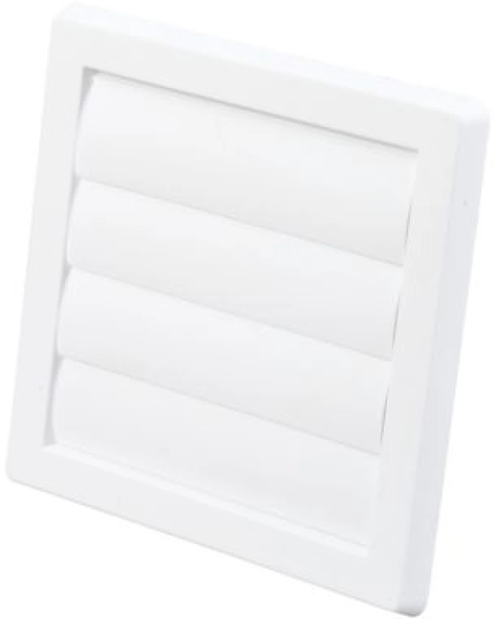 Lamelventil type 70, 150x150mm, hvid (180x180 mm) - Duka
