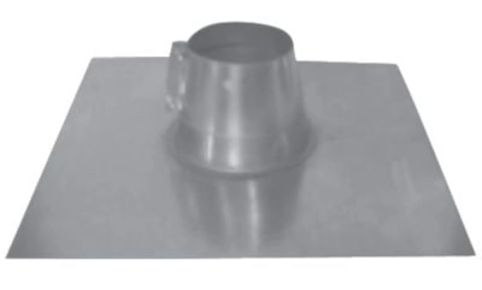 Øland tagindækning TID-0-125, Ø125 mm, 0-5°, galvaniseret, inkl. rørkrave