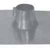 Øland tagindækning TID-0-160, Ø160 mm, 0-5°, inkl. rørkrave, galvaniseret