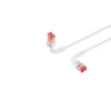 Lanview Bøjelig med støvlekappe, halogenfri (LSZH), CAT6A U/FTP, 0.5 meter, hvid