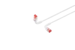Lanview Bøjelig med støvlekappe, halogenfri (LSZH), CAT6A U/FTP, 0.5 meter, hvid