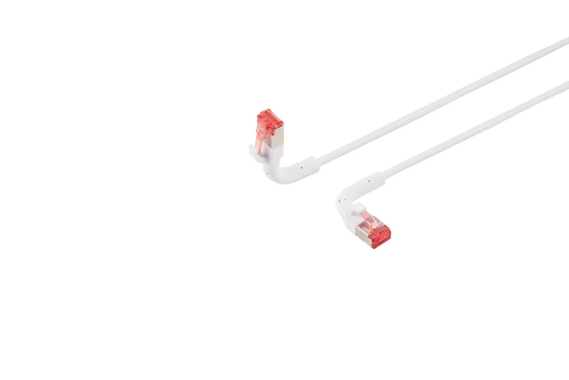 Lanview Bøjelig med støvlekappe, halogenfri (LSZH), CAT6A U/FTP, 0.5 meter, hvid